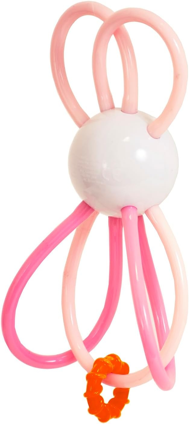 image:imageManhattan Toy Zoo Animal Winkel Bunny Rabbit Multicolor Rattle amp Sensory Teether for Baby and ToddlerBunny Rabbit