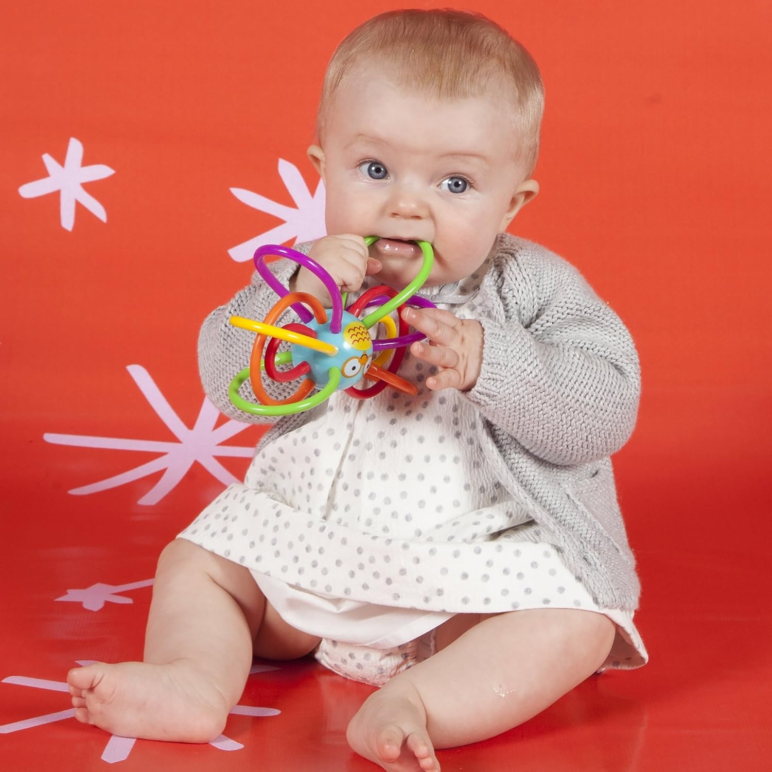 image:imageManhattan Toy Zoo Animal Winkel Bunny Rabbit Multicolor Rattle amp Sensory Teether for Baby and ToddlerOwl