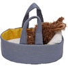 image:imageManhattan Toy Moppettes Beau Bunny Stuffed Animal Nurturing Playset with Bunny Plush Toy Fabric Bassinet Blanket amp PillowBeau Bunny