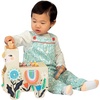 image:imageManhattan Toy Musical Llama Wooden Instrument for Toddlers with Maraca Clacking Saddlebags Drumsticks Washboard amp XylophoneLlama
