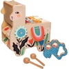 image:imageManhattan Toy Musical Llama Wooden Instrument for Toddlers with Maraca Clacking Saddlebags Drumsticks Washboard amp XylophoneLlama