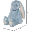 image:imageManhattan Toy River the Blue amp Light Apricot Snuggle Bunnies 12 Stuffed Animal with Embroidered Accents