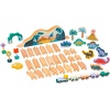 image:imageManhattan Toy TRex Express 45Piece JurassicThemed Wooden Toy Train Set for Toddlers 3 Years and Up