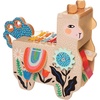 image:imageManhattan Toy Musical Llama Wooden Instrument for Toddlers with Maraca Clacking Saddlebags Drumsticks Washboard amp XylophoneLlama