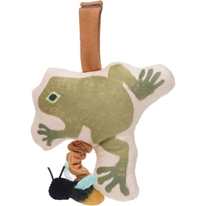image:imageManhattan Toy Button Bunny Brahms Lullaby Pull Musical Toy with Baby Chime and Adjustable Fabric Loop for Carriers and CribsFirefly Frog