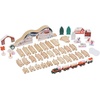image:imageManhattan Toy Alpine Express 49Piece Wooden Toy Train Set with Scenic Accessories for Toddlers 3 Years and Up