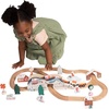 image:imageManhattan Toy Alpine Express 49Piece Wooden Toy Train Set with Scenic Accessories for Toddlers 3 Years and Up