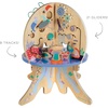 image:imageManhattan Toy Deep Sea Adventure Wooden Toddler Activity Center with Clacking Clams Spinning Gears Gliders and Bead RunsToddler