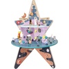 image:imageManhattan Toy DoubleDecker Celestial Star Explorer Wooden Activity Center with Shape Gliders Spinners Bead Runs and Alluring Artwork