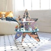 image:imageManhattan Toy DoubleDecker Celestial Star Explorer Wooden Activity Center with Shape Gliders Spinners Bead Runs and Alluring Artwork
