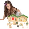 image:imageManhattan Toy Farmers Market Day 12Piece Portable Wooden Toy Figure Pretend Shopping Playset