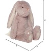 image:imageManhattan Toy Ivy the Mauve amp Light Beige Snuggle Bunnies 12 Stuffed Animal with Embroidered Accents