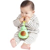 image:imageManhattan Toy MiniApple Farm Orange Baby Travel Toy with Rattle Squeaker Crinkle Fabric amp Teether Clipon AttachmentAvacado