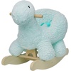 image:imageManhattan Toy Plush Elephant Wooden Rocking Toy with Crown Adjustable Seat Belt and Wooden Hand Grips LargeDinosaur