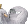 image:imageManhattan Toy Plush Elephant Wooden Rocking Toy with Crown Adjustable Seat Belt and Wooden Hand Grips LargeElephant
