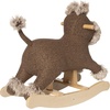 image:imageManhattan Toy Plush Elephant Wooden Rocking Toy with Crown Adjustable Seat Belt and Wooden Hand Grips LargeTerrier
