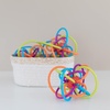 image:imageManhattan Toy Winkel Rattle amp Sensory Teether Toy BlueGreenOrange 5 Inch x 4 Inch x 35 Inch