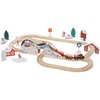 image:imageManhattan Toy Alpine Express 49Piece Wooden Toy Train Set with Scenic Accessories for Toddlers 3 Years and Up