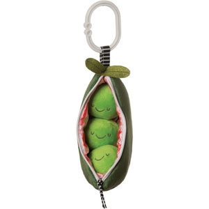 image:imageManhattan Toy Farmers Market Peas in A Pod Rattle Squeaker amp Travel Baby Toy