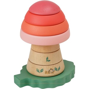 image:imageManhattan Toy Folklore Fungi Magnetic Wooden Toadstool Shaped Stacking Toy for Babies 12 Months and Up