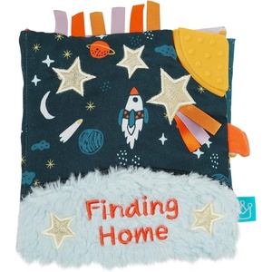 image:imageManhattan Toy Little Rocket Finds Home Soft Activity Crinkle Book for Baby amp Toddler with Tethered Characters Small