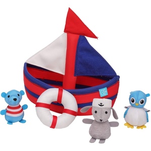image:imageManhattan Toy Neoprene Whale 5Piece Floating Spill n Fill Bath Toy with Quick Dry Sponges and Squirt ToySailboat