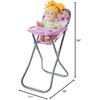 image:imageManhattan Toy Baby Stella Blissful Blooms High Chair First Baby Doll Play Set for 12 and 15 Soft Dolls