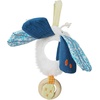 image:imageManhattan Toy Folklore Plush Luna Moth Soft Tactile Baby Travel Toy with Crinkle Fabric Wings Baby Mirror and Wooden Teether Ring