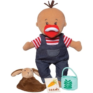 image:imageManhattan Toy Wee Baby Stella Tiny Farmer 12 Soft Baby Doll SetFarmer
